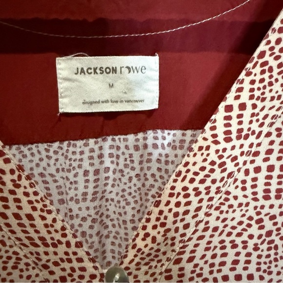 Bohemian Red and Cream Maxi Dress - Picture 6 of 14